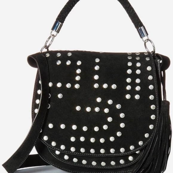 Sam Edelman Heidi Studded Saddle Bag - Picture 2 of 7